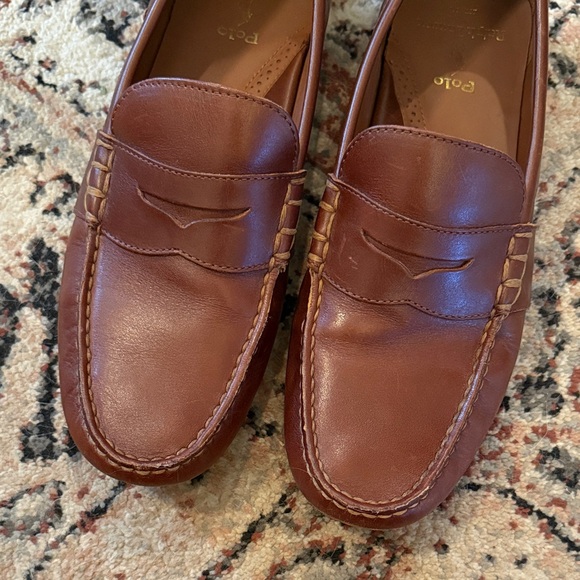 Polo by Ralph Lauren Tan Leather Loafers - Picture 3 of 4